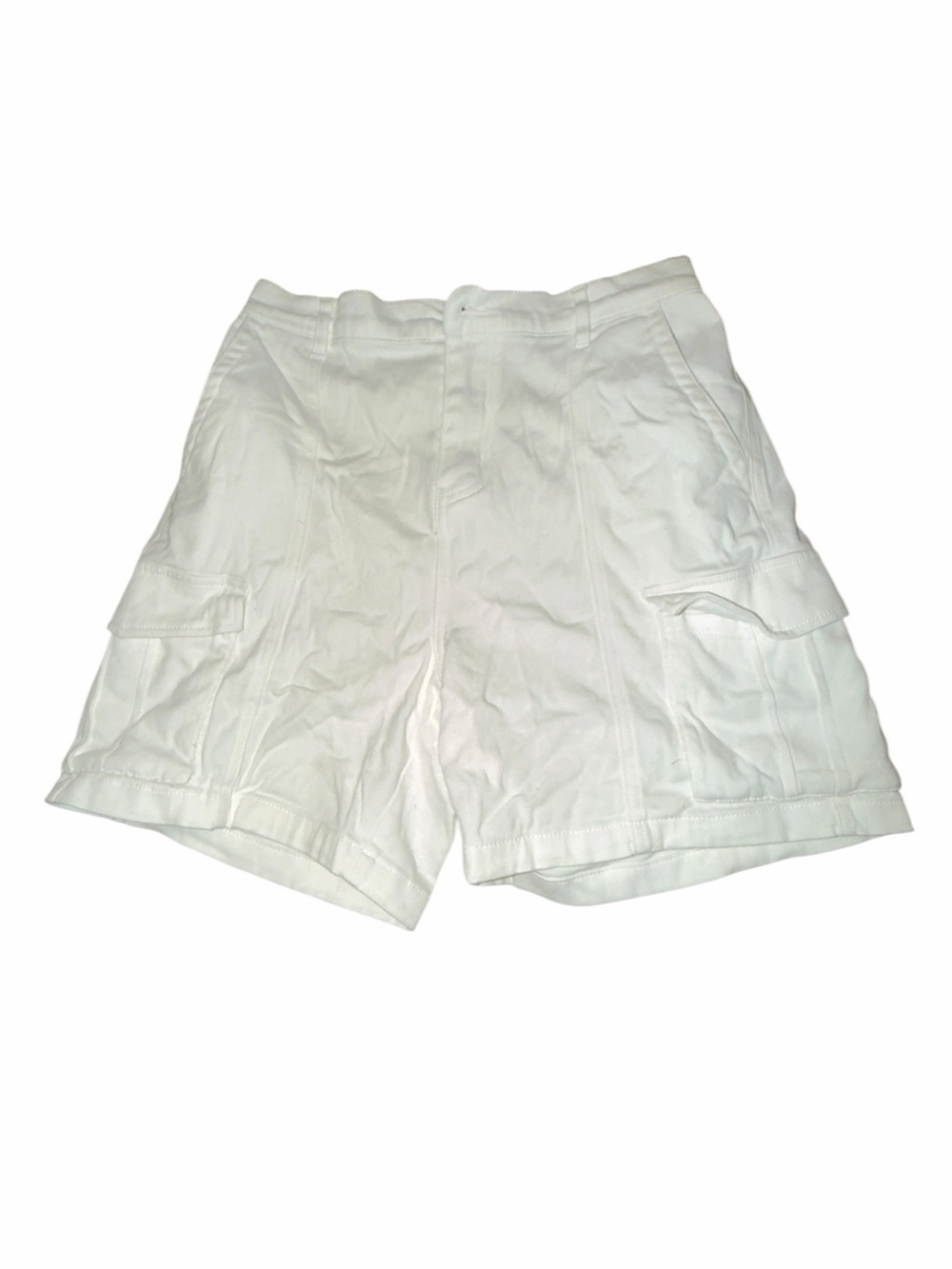 IVIR Women’s White Cargo Shorts (007)